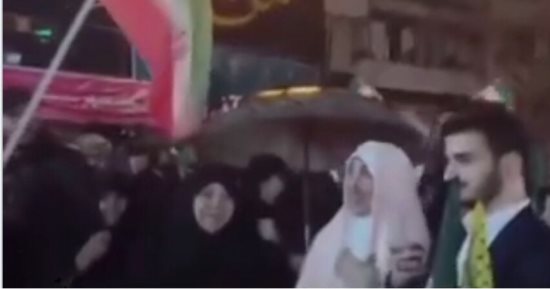 شاهد..حفل الزفاف الإيرانى قبل دقائق من قصفه بغارة أمريكية 