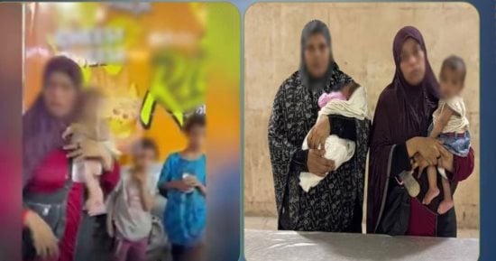 الداخلية تضبط سيدتين لتسولهما بطفلين في القاهرة ..فيديو  