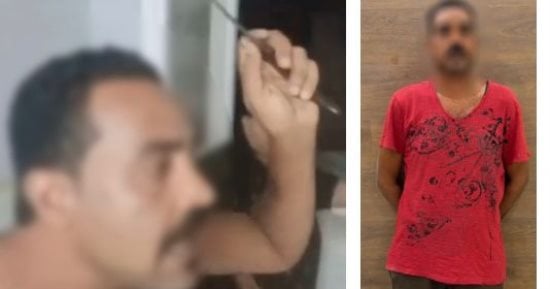 ضبط شخص هدد والدته بسلاح أبيض لعدم الابلاغ عنه بحدائق القبة