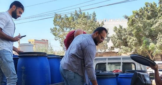 ضبط 82 ألف لتر مواد بترولية وأطنان من الألبان والسمن مجهول المصدر بكفر الشيخ