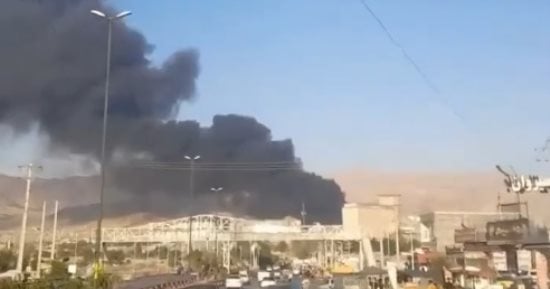مصرع 11 شخصا فى انفجار صهريج وقود غرب إيران
