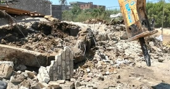 إزالة 14 حالة تعد فى 3 أحياء بالإسكندرية