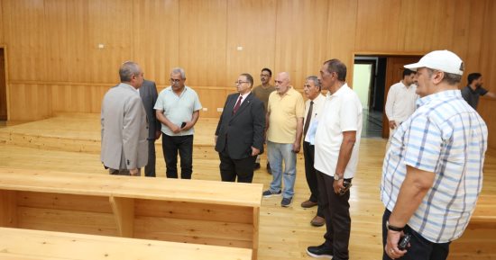 رئيس جامعة كفر الشيخ يتفقد المبنى الجديد للجامعة الأهلية 