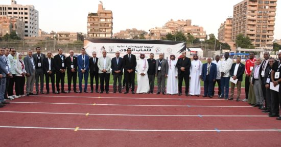 وزير الرياضة يفتتح أعمال تطوير الملعب والمضمار بالمركز الأولمبى
