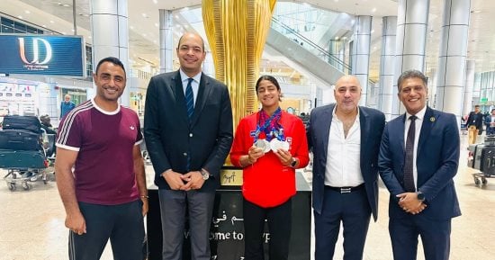 وزارة الشباب والرياضة تستقبل فريدة أبوهاشم بعد إنجازها العالمي
