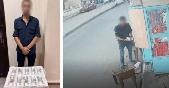 الداخلية تضبط المتهم بسرقة مبلغ مالى من كشك سجائر