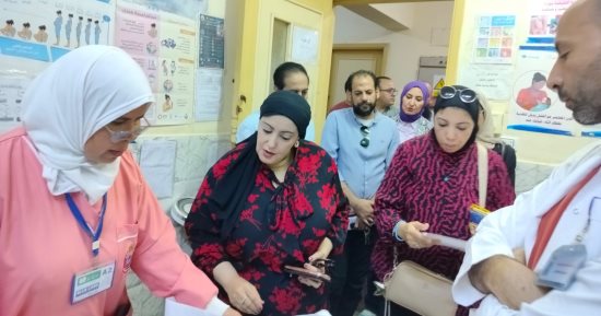 وكيل صحة الغربية تتفقد مركز طب الأسرة بالشين وتطمئن على مرضى الغسيل الكلوي