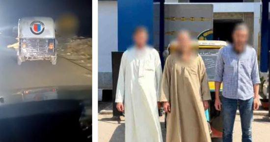 كشف ملابسات فيديو نقل "ماشية مذبوحة" داخل توك توك بالشرقية وضبط المتهمين