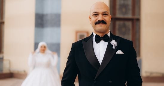 الصحفي حسام زغلول يحتفل بعقد قرانه على نورهان صبحي