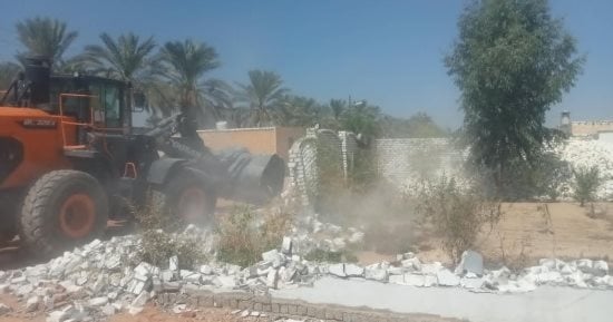 إزالة 19 حالة تعدٍ على مساحة 2967 مترًا ضمن الموجة الـ30 بالإسماعيلية