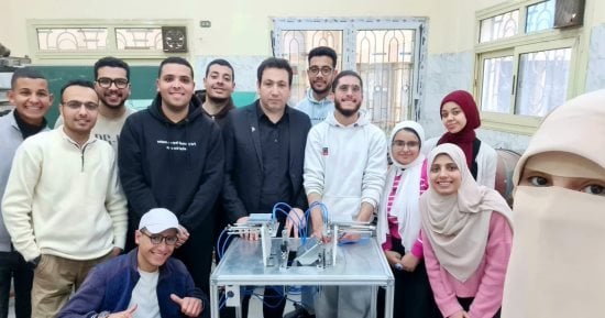 تأهل طلاب من الهندسة الزراعية بجامعة كفر الشيخ لنهائيات تحدى الابتكار الرقمى 2026