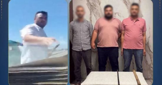 ضبط المتهمين بالتعدي على محامٍ وتهشيم سيارته في كفر الشيخ