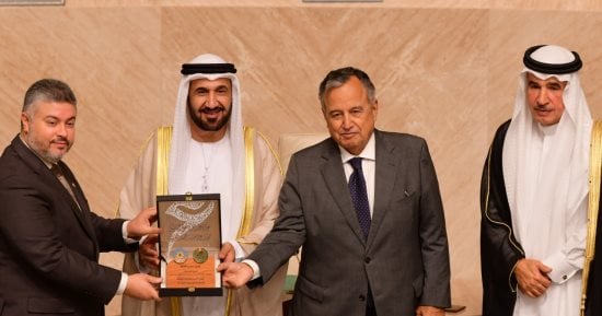 تكريم الفائزين بجائزة عبد العزيز سعود البابطين للإبداع فى خدمة اللغة العربية