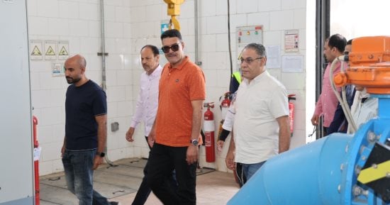 رئيس مياه القليوبية يتفقد محطة مياه سرياقوس المرشحة لمتابعة التشغيل وانتظام العمل