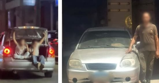 عرض حياتهم للخطر.. ضبط قائد سيارة ترك طفلين في الحقيبة الخلفية