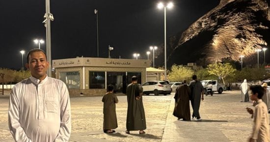 جبل يحبنا ونحبه.. اليوم السابع بين أحضان جبل «أحد» أرض المعارك والدروس الخالدة فى معايشة إيمانية.. نستحضر بطولات سيد الشهداء ودروس الرماة.. هنا فاحت روائح السيرة النبوية (فيديو)