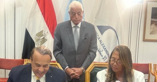 خالد فودة يشهد توقيع اتفاقية تعاون بين الاتحاد المصري للدارتس ونادي بايونيرز