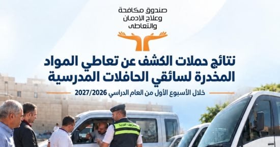 نتائج حملات الكشف عن تعاطى المخدرات لسائقى حافلات المدارس فى أسبوع.. إنفوجراف
