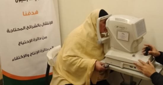 إجراء 6706 عمليات عيون وفحوصات مجانية للأسر الأولى بالرعاية بكفر الشيخ