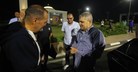 رئيس هيئة قناة السويس يلتقى الشربينى والجهاز الفنى لمنتخب الشباب بالإسماعيلية