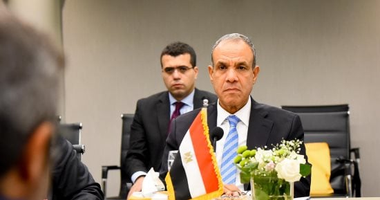 وزير الخارجية يلتقي مدير مكتب الأمم المتحدة لخدمات المشروعات