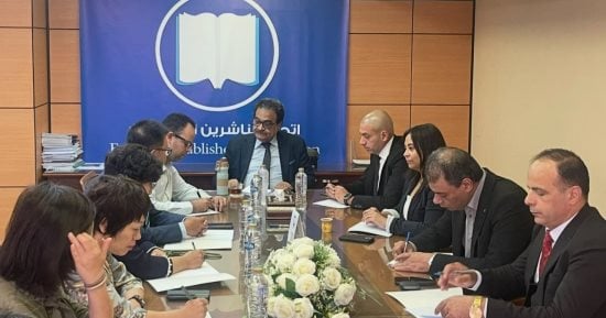 اتحاد الناشرين يستقبل وفد دار نشر صينية لبحث آفاق التعاون المشترك