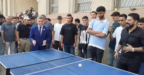 نائب رئيس جامعة بنها يتفقد انتظام سير الدراسة بكلية الحاسبات والذكاء الاصطناعى