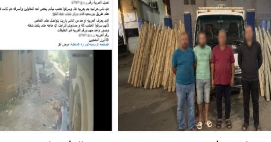 ضبط عصابة الـ "ربع نقل" لسرقة أخشاب البناء بدمياط     