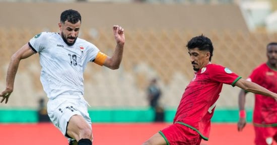 ‏العراق ضد عمان.. التعادل 1-1 يحسم أولى مواجهات خليجي 27