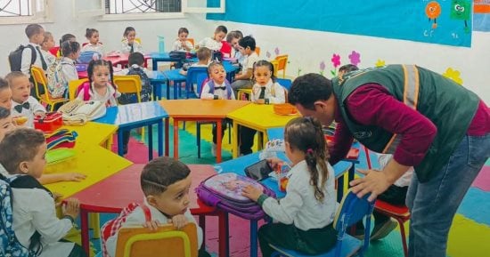 حياة كريمة عضو التحالف الوطنى تطلق فعاليات العام الدراسى الجديد فى سوهاج