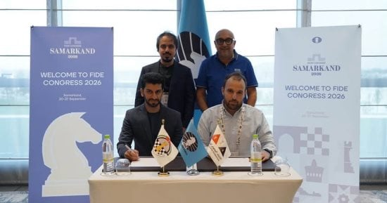 الاتحاد المصرى للشطرنج يوقع اتفاقية مع الإمارات لتعزيز الخبرات التحكيمية
