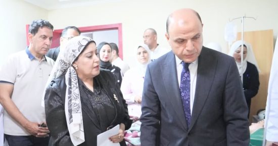 محافظ الغربية يطمئن على مصابى حادث طريق حانوت – سنباط بمستشفى زفتى العام