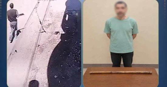 مهتز نفسيا.. ضبط المتهم بالتعدي على مواطنين بعصا خشبية في إيتاي البارود