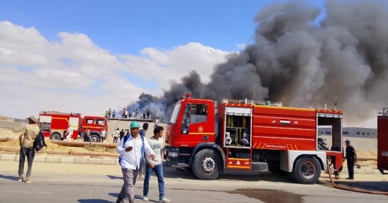 إخماد حريق داخل شقة سكنية فى الحوامدية دون إصابات