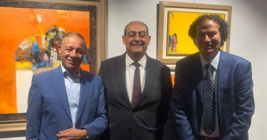 افتتاح المعرض الأول لملتقى جبل الطير الدولي بجاليري بيكاسو إيست.. صور