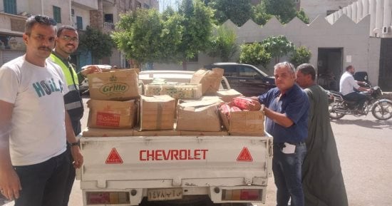 ضبط 775 كيلو جرام لانشون غير صالح للاستهلاك الآدمي في حملة تموينية بقنا