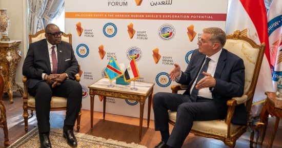 وزير البترول يبحث مع وزير المناجم بالكونغو الديمقراطية تعزيز التعاون