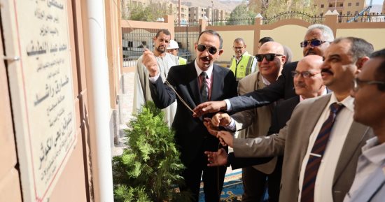 محافظ سوهاج يفتتح مدرسة المتفوقين للعلوم والتكنولوجيا بحي الكوثر