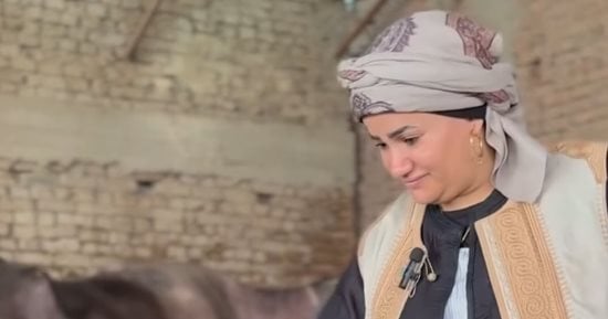 الستات بتسد في أي شغل.. أميرة حندوقة الجزارة: بقف وسط الرجالة والجلابية الرجالي ستراني