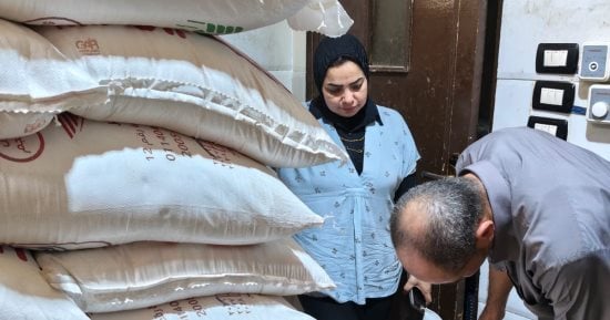 حملات على الأسواق بالإسكندرية وضبط سكر بدون فواتير داخل منشأة لتصنيع الحلويات