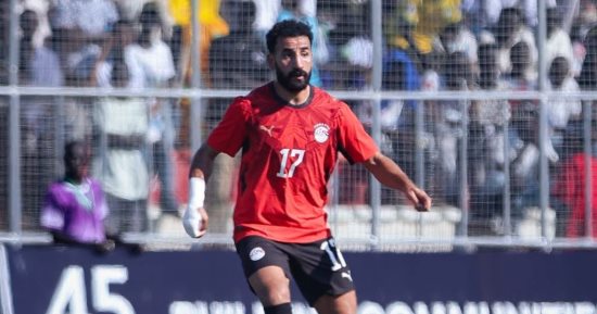 مهند لاشين يوقع على أول مساهمة تهديفية مع منتخب مصر
