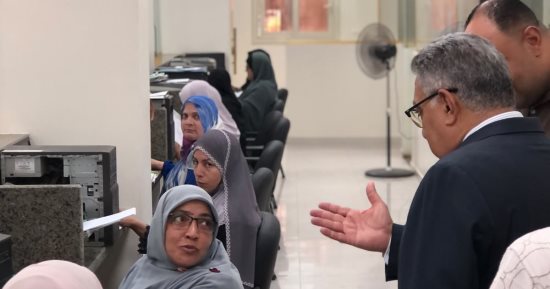 محافظ الدقهلية يتفقد التشغيل التجريبي للمركز التكنولوجى لمدينة السنبلاوين 