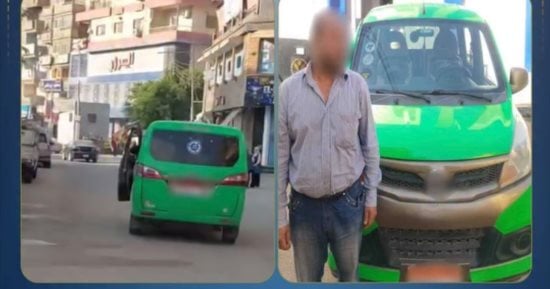 الداخلية تضبط صاحب فيديو القيادة برعونة في المنوفية