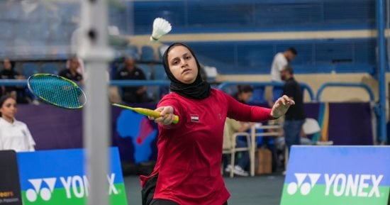 نهائي مصري خالص فى منافسات السيدات ببطولة أفريقيا لناشئي الريشة الطائرة