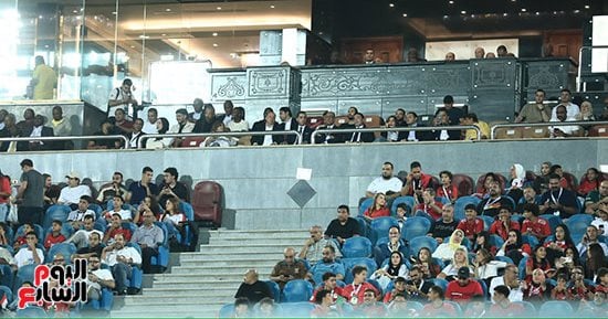 رئيس جنوب أفريقيا يحضر مباراة مصر والبافانا بافانا من مقصورة استاد القاهرة.. فيديو