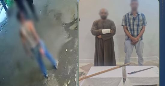 ضبط طرفي مشاجرة بالأسلحة البيضاء بسبب خلافات الجيرة في بركة السبع