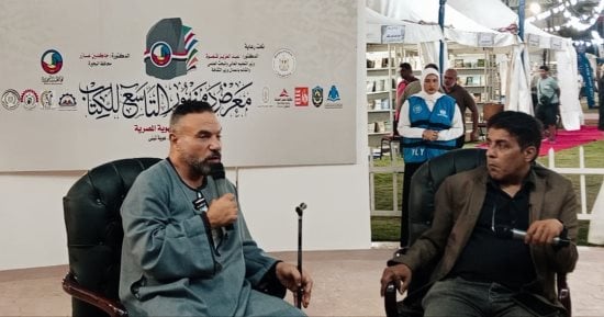 محمد خميس بمعرض دمنهور: والدي كان شاعرا وغرس في حب الحضارة المصرية
