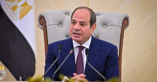 الرئيس السيسى يشدد على رفض مصر التام لأى محاولات تستهدف تهجير الشعب الفلسطينى من أرضه