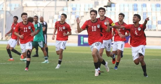 محمود صلاح يتقدم لمنتخب الشباب على الجزائر فى الدقيقة 21 