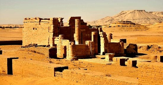 النسخة الثانية من الكرنك.. معبد دير الحجر بالوادى الجديد يعود لعهد الإمبراطور نيرون